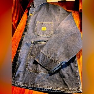 Pointer Brand RN 14916 Blue Denim Smock Jacket Sz 58 / XL